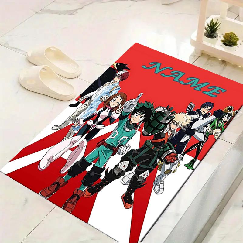Custom 1Pc Vigorous Battle Scene Rug Office Carpet Indoor Outdoor Entrance Doormat Nonslip Soft And Comfortable Living Room D2915118