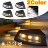 1/4pcs Solar Step Lights Outdoor Garden Courtyard Decor Warm/ White LED Pathway Lighting Sun Lamp for Walkways Staircases Garden