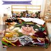 3pcs JoJo's Bizarre Adventure1 pattern bedding set duvet cover set includes duvet cover &pillowcases, perfect all season bedroom decoration & gift