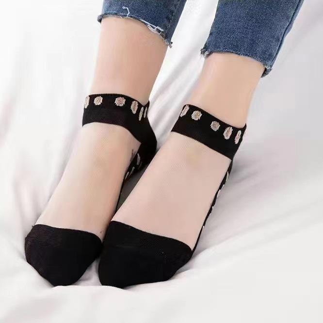 Женские сексуальные шелковые носки с леопардовым принтом