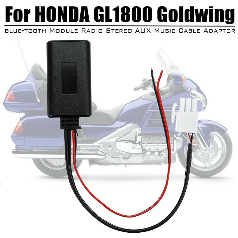 Модуль Bluetooth Радио Стерео AUX Музыкальный кабель-адаптер для HONDA GL1800 Goldwing