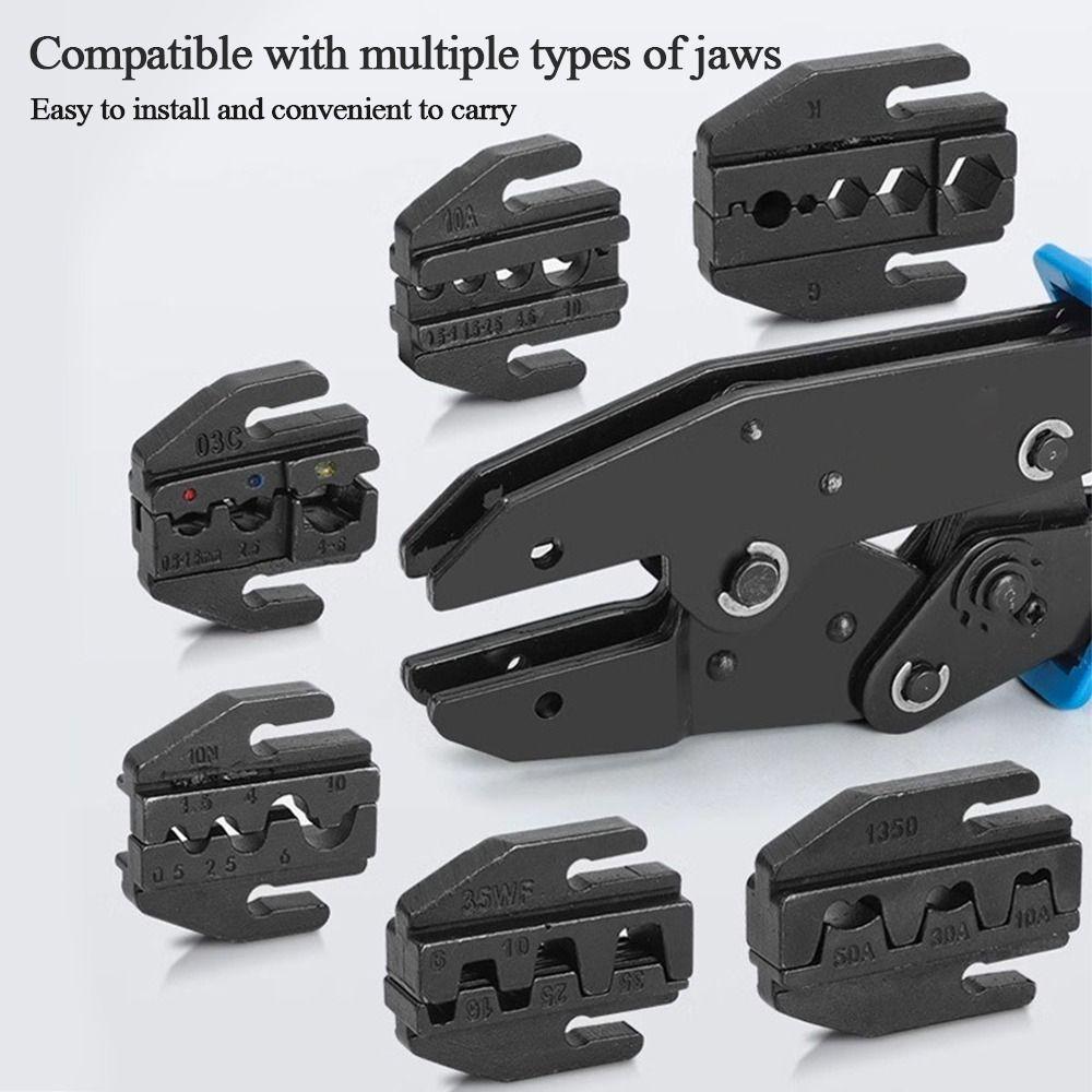 10WF/10A/103 Обжимные клещи Губки Черные Сменные матрицы Новые обжимные клеммы Слот для губок