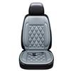12V Heated Car Seat Cushion 2 Levels of Temperature Adjustable Seat Mat Overheat Protection Rhombus Texture Auto Seat Pad