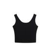 Sexy Tank Top Black Halter Crop Tops Women Summer Camis Backless Camisole Fashion Casual Tube Female Sleeveless Cropped Vest EMA
