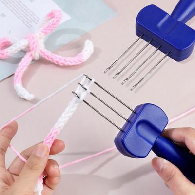 3/4-Крючок-петлитель Инструмент для вязания шнуром DIY Закрытие петель Отделка Край Вязальные проекты Инструмент для вязания крючком Плетение из пряжи Крючок для вязания крючком