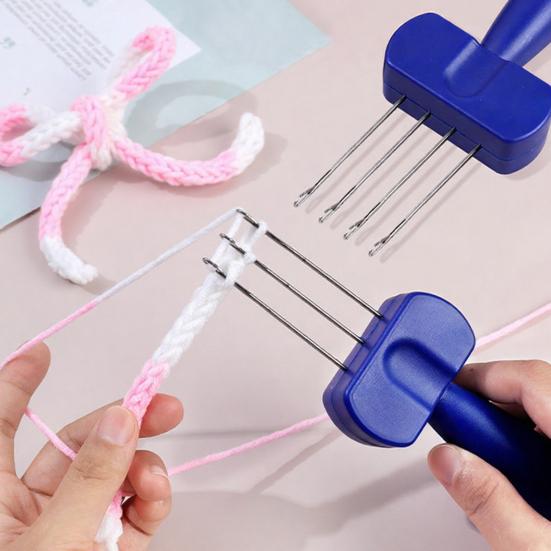 3/4-Крючок-петлитель Инструмент для вязания шнуром DIY Закрытие петель Отделка Край Вязальные проекты Инструмент для вязания крючком Плетение из пряжи Крючок для вязания крючком