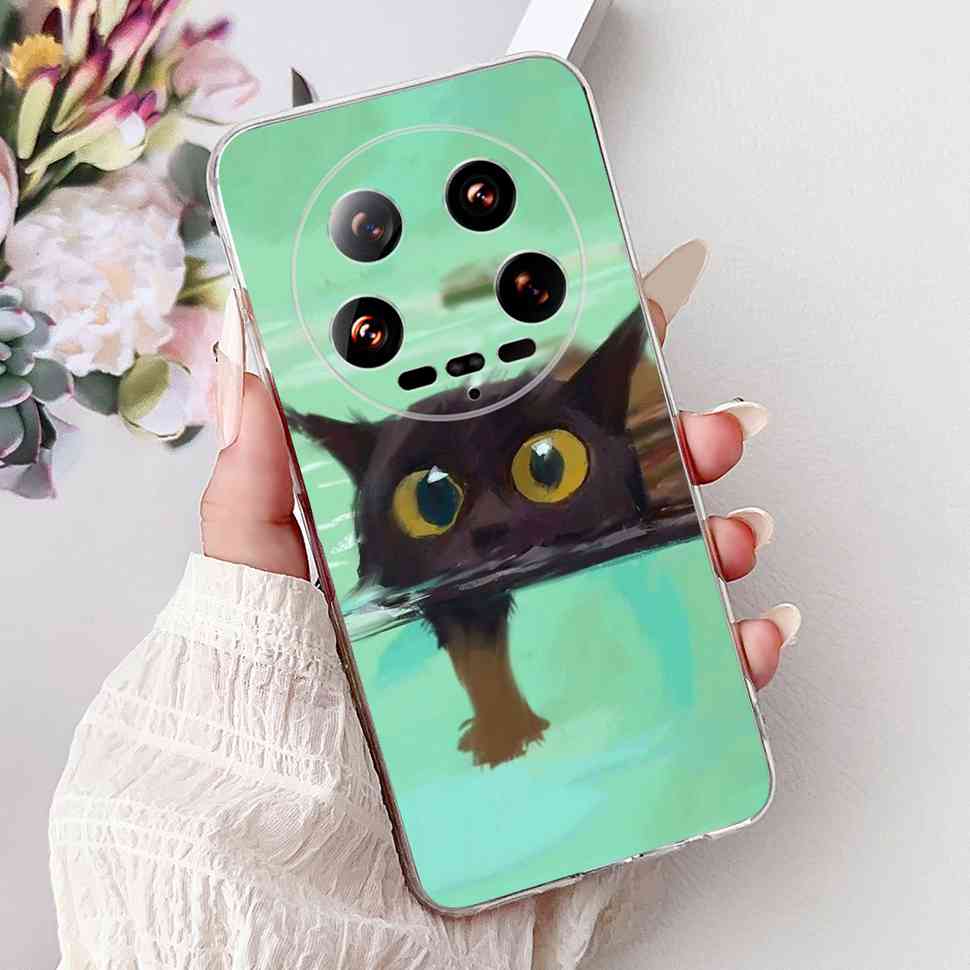 Case For Xiaomi 14 Ultra Butterfly Silicone Soft Phone Cover For Xiaomi Mi 14 Mi14 Ultra Shockproof Back Fundas Xiaomi 14Ultra
