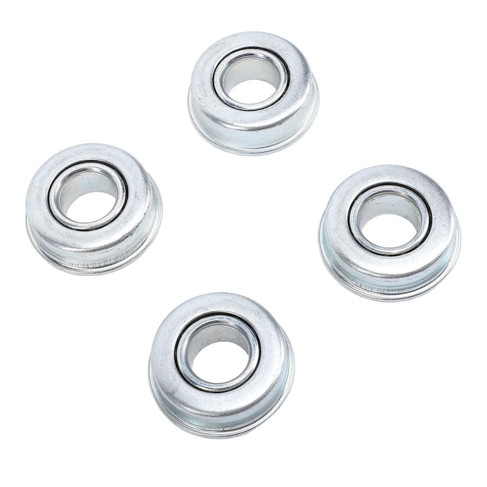 4PCS Heavy Duty Mower Shaft Bearings Silver Ball Bearing Replacement Wheel Drive Mower Bearings