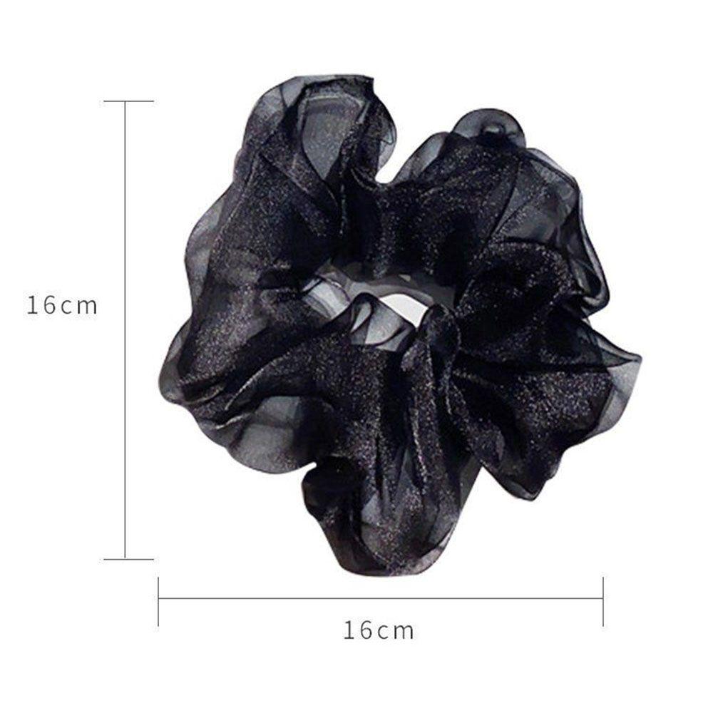 Hairband Headwear Fashion Hair Ropes Elastic Hair Ties for Women Girls Oversized Hair Scrunchies