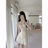 Ретро Винтаж 2000-х Мини-платье Женское Кружевное Без рукавов Японское Кавайи Лолита Вечерняя Вечеринка Повседневный Шик Наряды Платье Новое