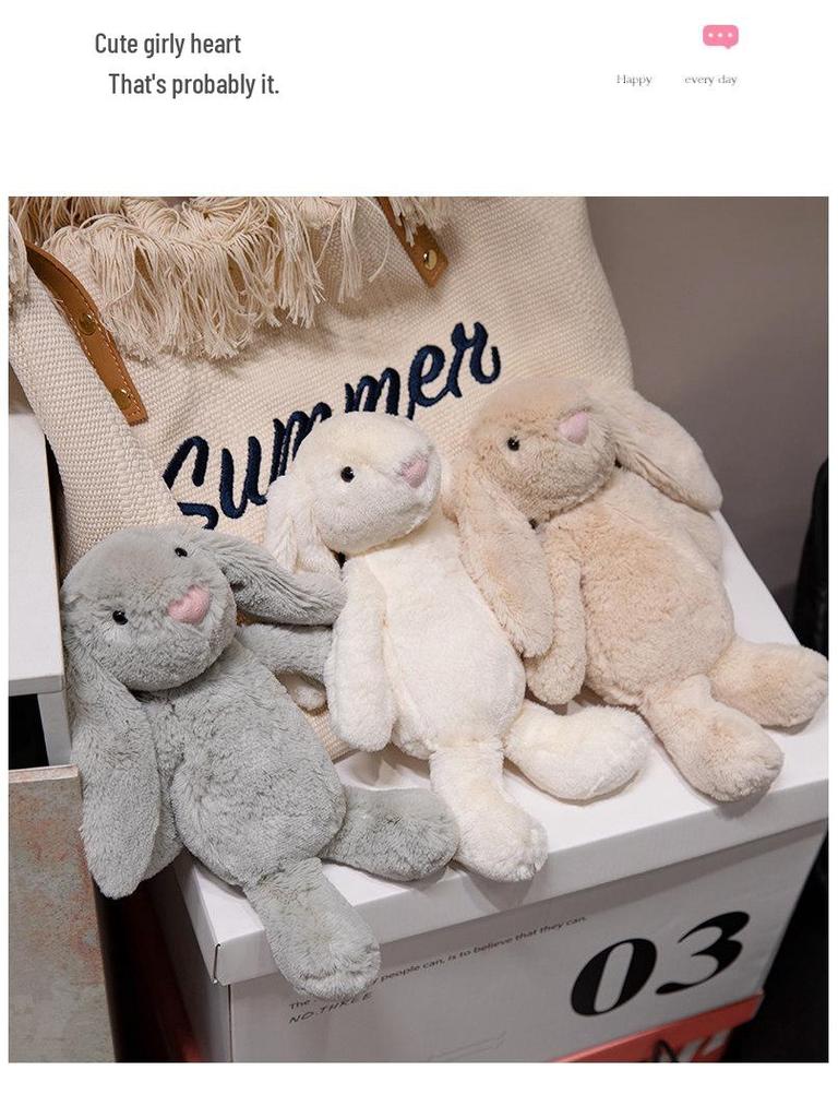 Плюшевая игрушка-кукла «Вислоухий кролик» – Детский комфорт и подарок на день рождения