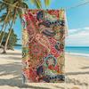 New, Double-sided Velvet Beach Towel Quick-drying Sports Towel Printed Bath Towel