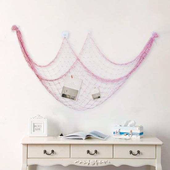 Mediterranean Fishing Wall Decor Wall Decor Ornamental Netting Net for Beach Parties Nautical Themes And Baby Showers