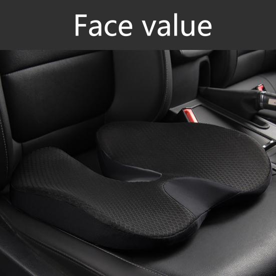 Эргономичная подушка для автомобильного сиденья снимает давление, улучшает осанку, мягкая текстурная подушка для сиденья для работы и вождения