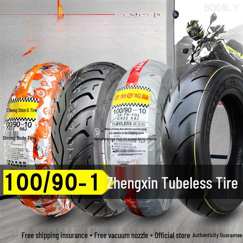 Zhengxin 100/90-10 Мотоцикл Электроскутер Вакуумная шина