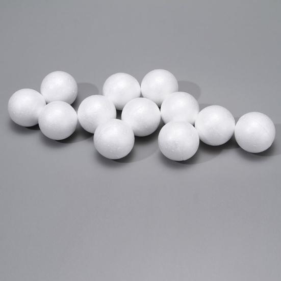 10 шт. шарики из пенопласта рождественские украшения для дошкольного детского сада шарики из пенопласта ручной работы для проектов DIY