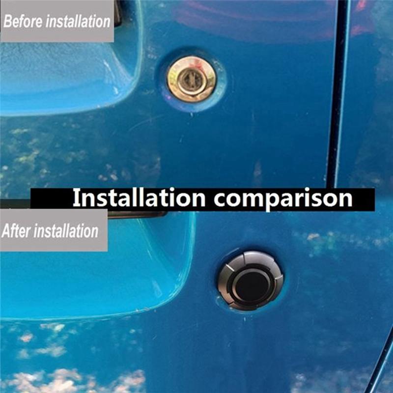3Set For Suzuki Jimny 2019 2020 2021 Car Door Key Hole Decoration Cover Trim Door Lock Cover