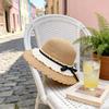 Butterfly Bow Sun Hat For Beach Vacation With Wide Brim And Breathable Material