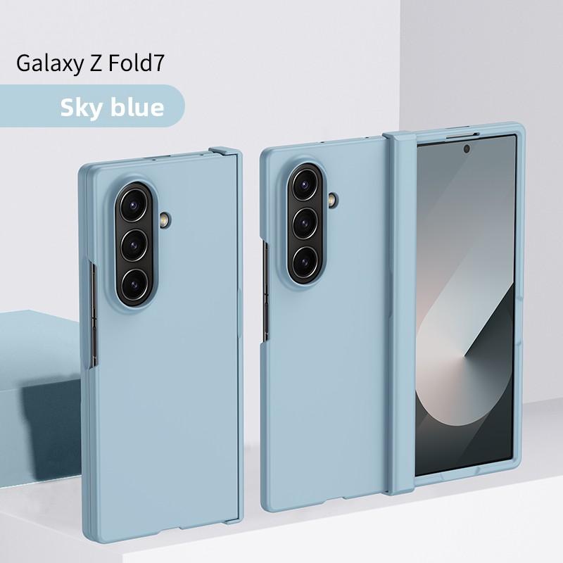Жесткий чехол с текстурой PC и защитой шарнира для Samsung Galaxy Z Fold 7 6 5 3 4 ZFold7, полный комплект, защитная крышка