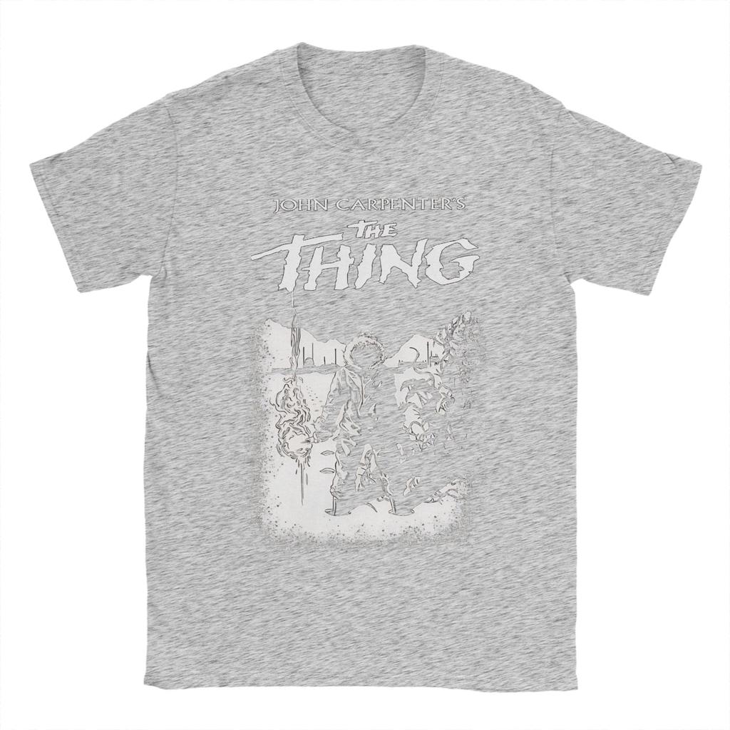 1982 jc The Thing Movie Unisex T Shirts Awesome Tee Shirt Short Sleeve O Neck TShirt Cotton Gift Idea Clothes