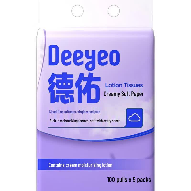 Мягкие кремовые салфетки для лица Deyou Cloud (5-Pack)
