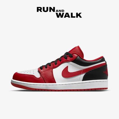 Jordan 1 Low White Gym Красный Черный 553558-163