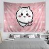 Kawaii Usaki Cute Chiikawa Cartoon Y2k Tapestry Room Decoration Home Decor Bedroom Wall Hanging Fabric