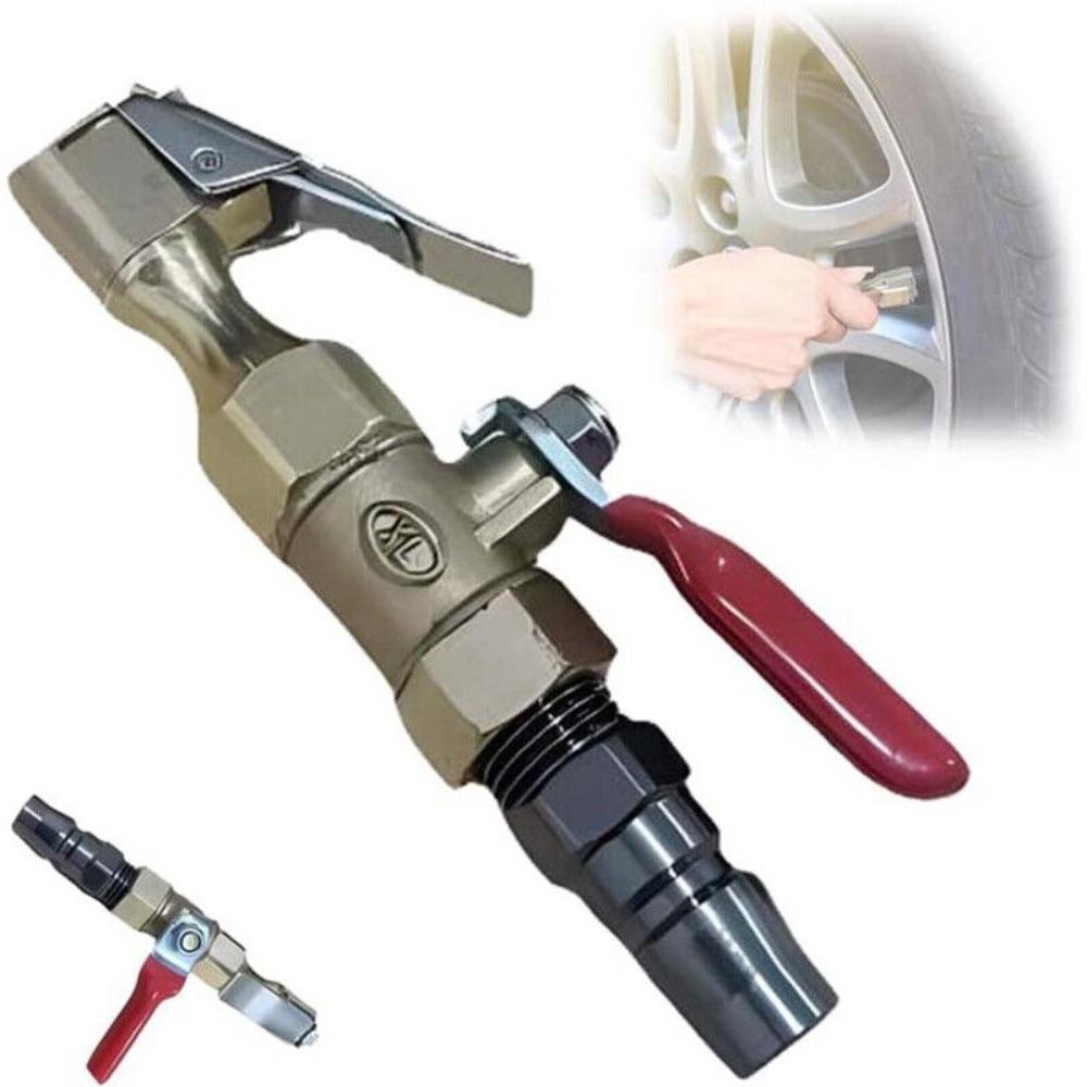 Quick Tire Inflator Nozzle 9.5cm Deflation Switch New Tire Inflator Chuck  for Tire Inflation
