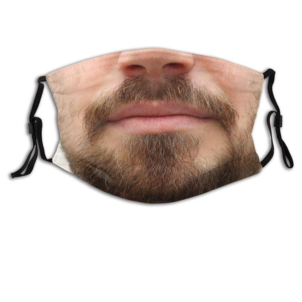 Facial Expression Funny Printed Mask Personality Party Cosplay Mask  Cycling
