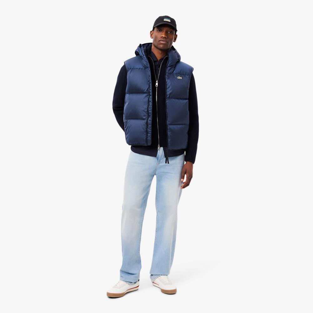 Lacoste Мужской жилет из рипстопа с утиным пухом BH2895-55N166
