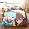 3D-принт аниме KonoSuba комплект постельного белья пододеяльник постельный комплект пододеяльник наволочка одеяло king size комплект постельного белья для мальчиков и взрослых