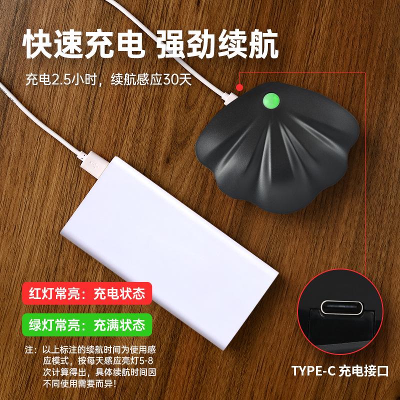 Новый магнитный всасывающий настенный светильник без проводов для внутреннего освещения, умный светодиодный светильник с зарядкой, датчиком человеческого тела, ночник