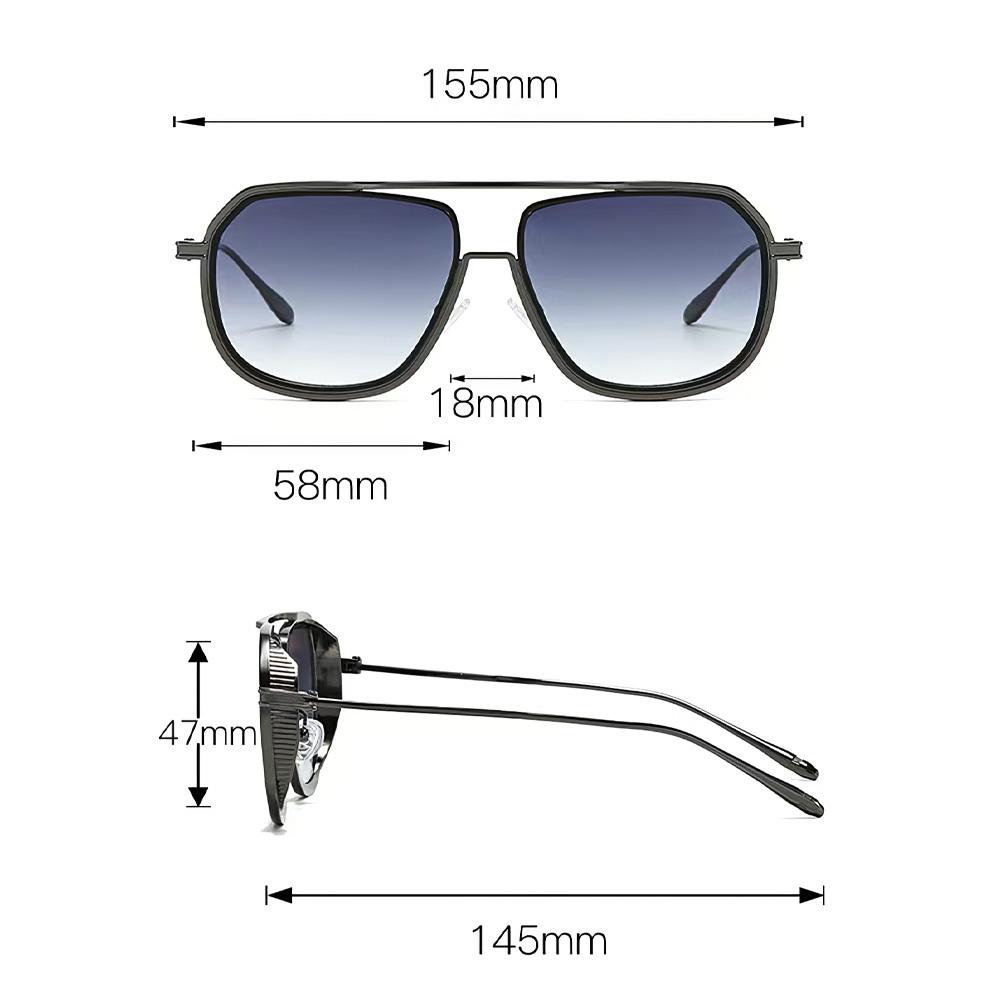 Новые солнцезащитные очки Full Frame для женщин Квадратные Модные женские очки с металлическими шарнирами Поликарбонатные линзы Солнцезащитные очки для друга