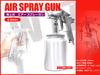 Professional Air Spray Gun, 2.0mm Nozzle Diameter, 1000cc Lower Cup, Suction Type, Adjustable Pattern, Air Volume, and Discharge Rate