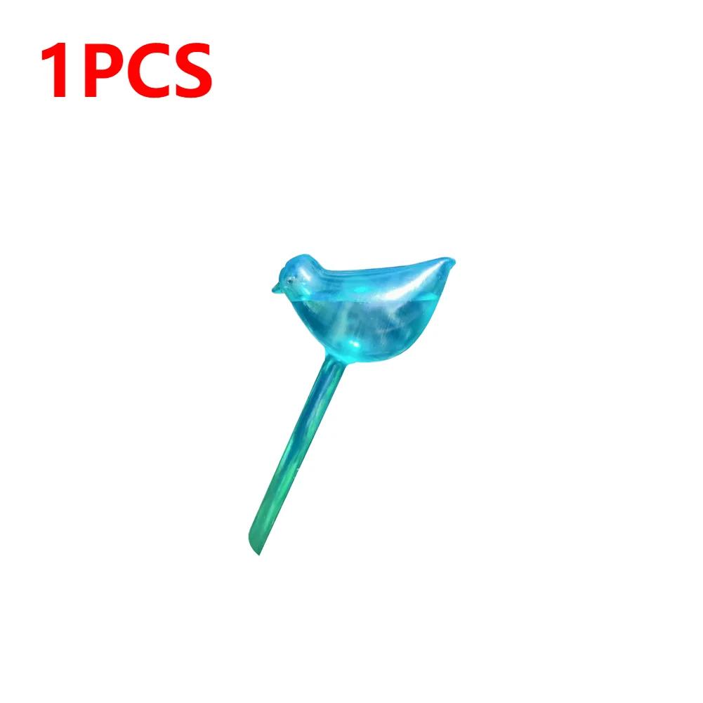 6-1Pc PVC Transparent Plants Watering Bulbs Bird Shape Automatic Drip Irrigation Self Watering Device Home Flower Waterer Bulbs
