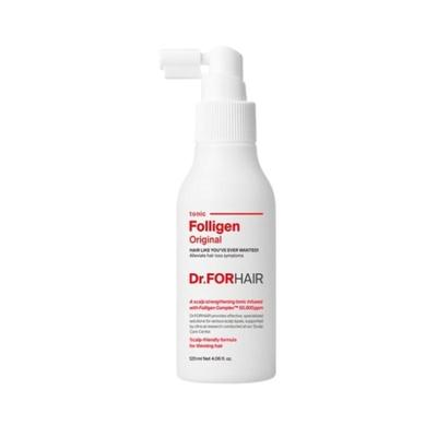 Dr.FORHAIR Тоник для волос Folligen 120 мл | Легкий уход за кожей головы, Ежедневный тоник с низкой степенью раздражения