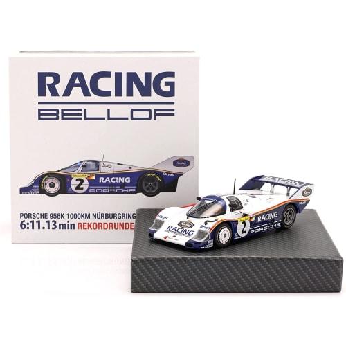 WERK83 1/43 Scale Diecast Model Car: Porsche 956K Team Rothmans N?rburgring 1000km Lap Record, 1983, Driven by Stefan Bellof and Derek Bell