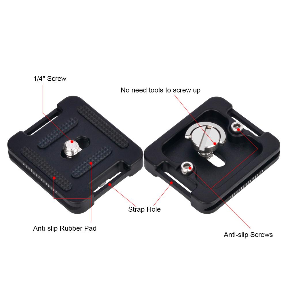 With Clamp Qr Adapter Plate One Qr Plate 14" Screw For Arcaswiss