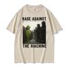 Rage Against The Machine Frog Protest Funny T Shirt Unisex Fashion Trend Oversized Summer Men High Quality 100 Cotton Tshirt