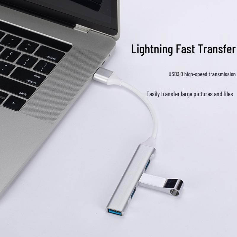 4-в-1 USB-C Док-станция Хаб с расширителем-разветвителем 3.0