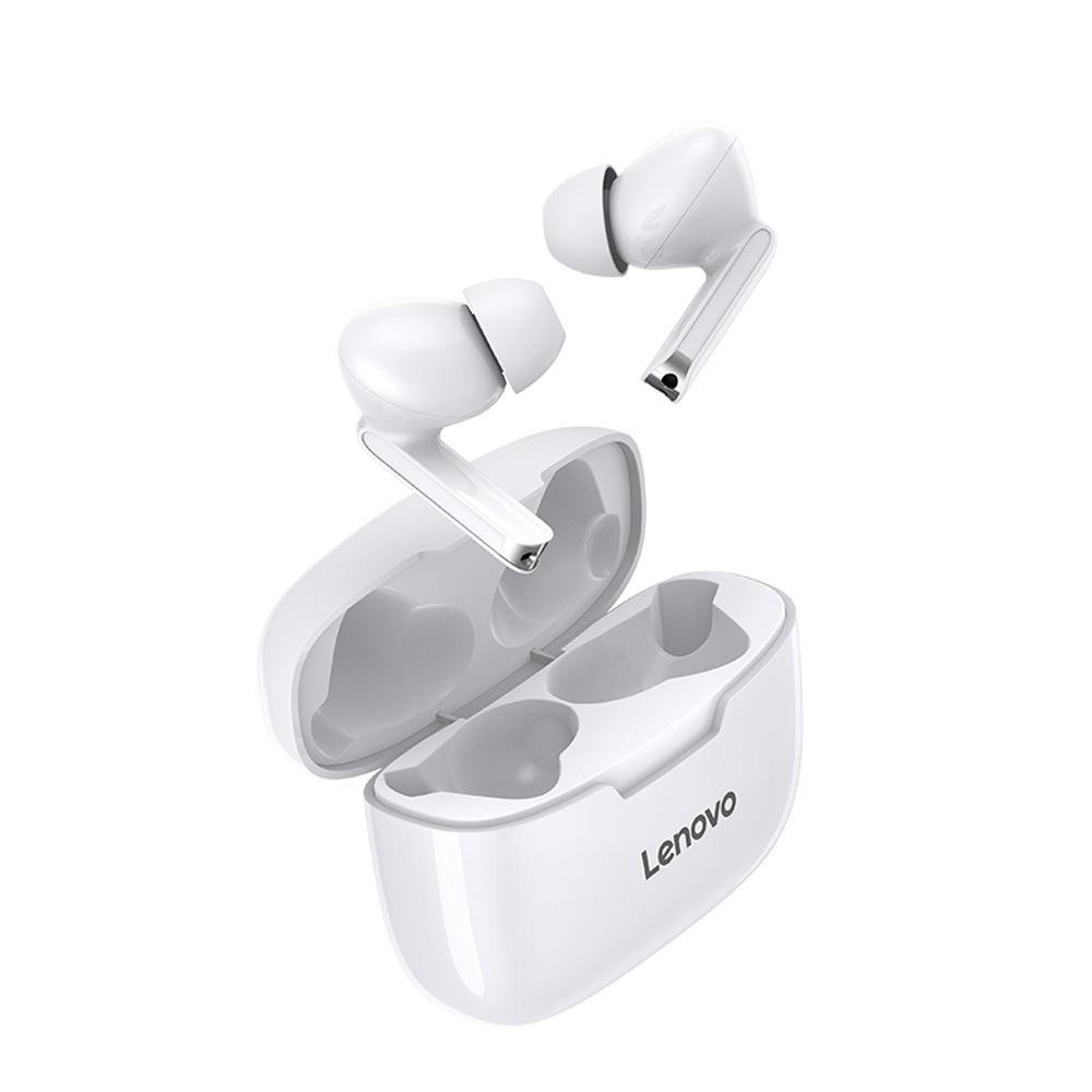 Lenovo Наушники XT90 TWS Bluetooth 5.0 True Wireless Наушники с сенсорным управлением Спортивная гарнитура с защитой от пота Наушники-вкладыши с микрофоном Зарядный чехол емкостью 300 мАч