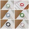Round Acetic Acid Finger Ring Transparent Korean Style Accessories Imitation  Rings  Travel