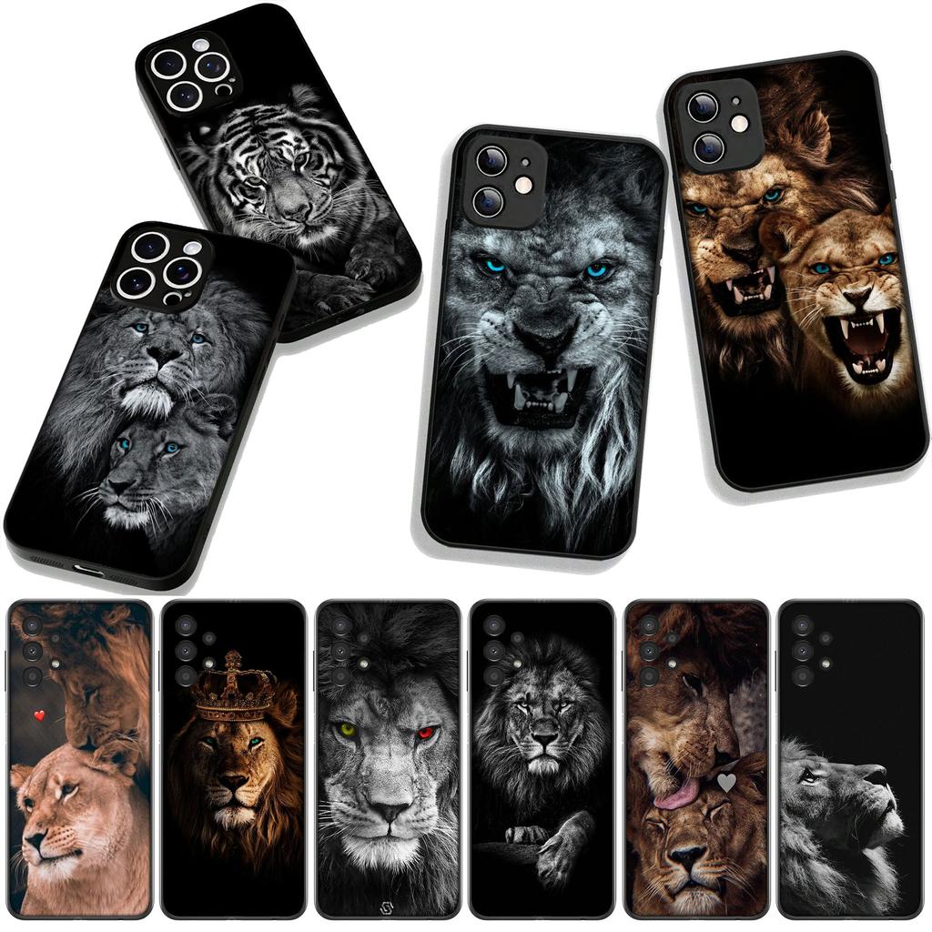 Cover for Motorola Moto G04 G13 G14 G22 G23 G20 G32 G34 G35 G64 G82 G84 G53 G60 G72 E14 E15 E13 Coque Phone Case Lion Art