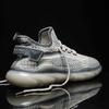 Foreign Trade Supply, Fly-woven Shoes, Transparent Bottom Mesh Men's Shoes, Summer Breathable Sports Shoes, Foot Socks, Casual Shoes, Men's Models