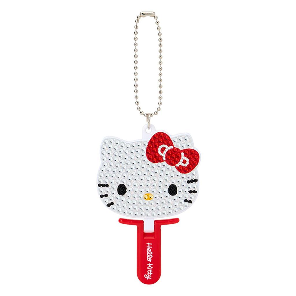 Sanrio Mini Mirror Charm Deco Hello Kitty ABS Resin and Steel Keychain Mirror 412996 (Kira Miniature)