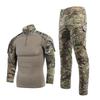 Tactical Camo Cycling Jersey Set Breathable Wear-resistant Outdoor Training Suit Men Women