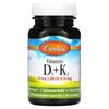 Vitamin D3 + K2, 120 Veggie Capsules