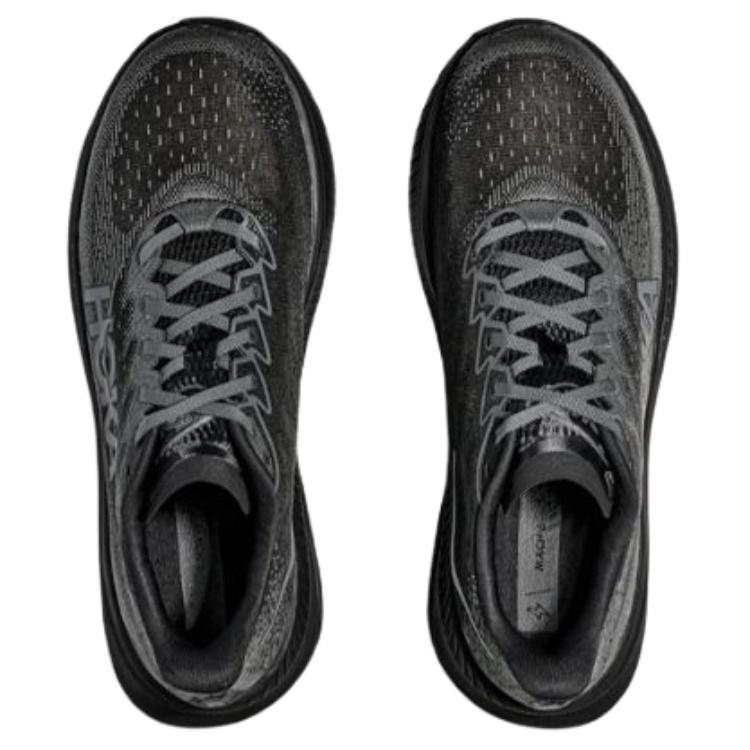 HOKA One One Mach 6 Versatile Comfortable Durable Breathable Lightweight Running Shoes Men Sneakers Black 1147790-BCKT