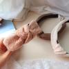 Женская мягкая вязаная повязка на голову с плетением-лентой, нежная