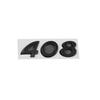 3D ABS Rear Trunk Emblem Badge Number Sticker for Peugeot 206 207 301 307 308 408 508 Car Accessories Comes with Back Glue